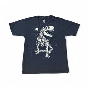 T-Rex Dinosaur Skeleton Graphic T-Shirt